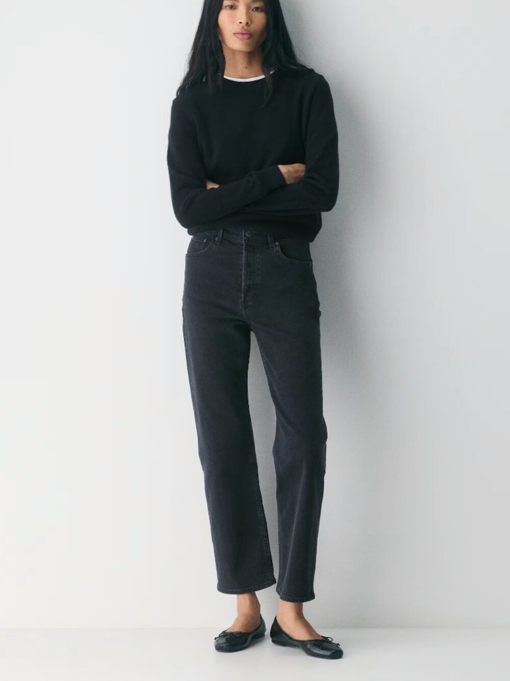 Denim Forum The Arlo Hi-Rise Straight Jean